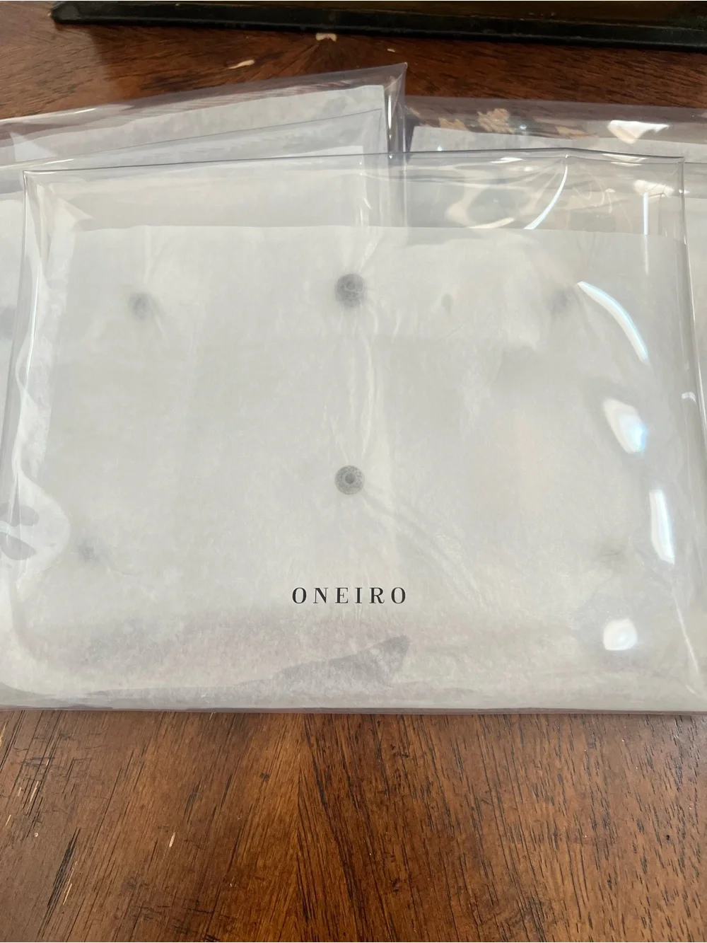 New ONEIRO clear multipurpose clutch and travel pouch. 10 Packs Sale Clearance!